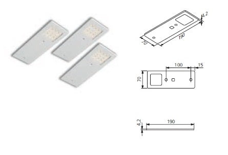 Unterbauleuchten-Set Express Küchen Geisler LED –