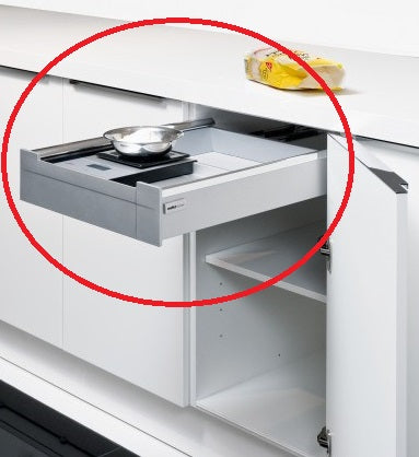 Nobilia Innenschubkasten hinter Drehtür/Schranktür – Küchen Geisler