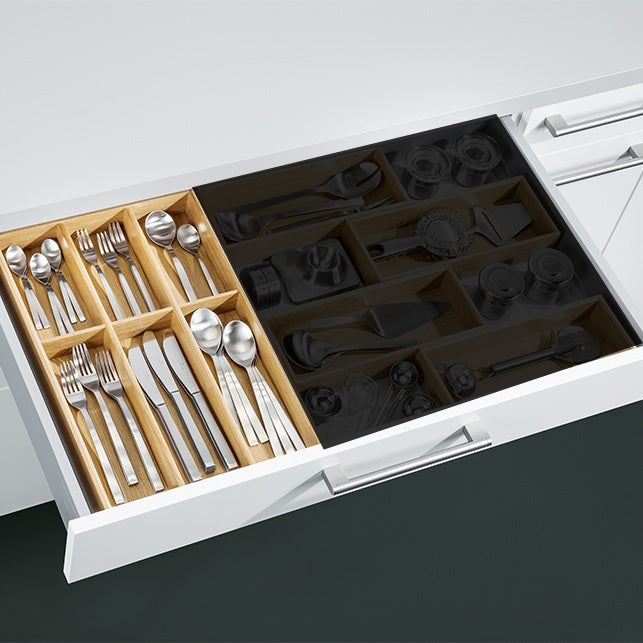 Schüller Flex-Box Besteckeinsatz Eiche natur – Küchen Geisler