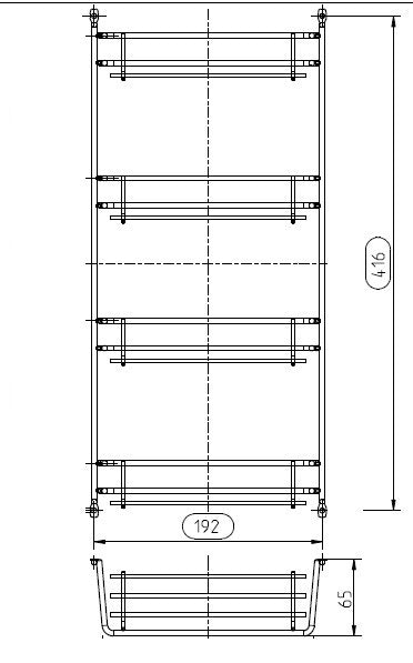Burger Küchen Edelstahl Gewürzbord