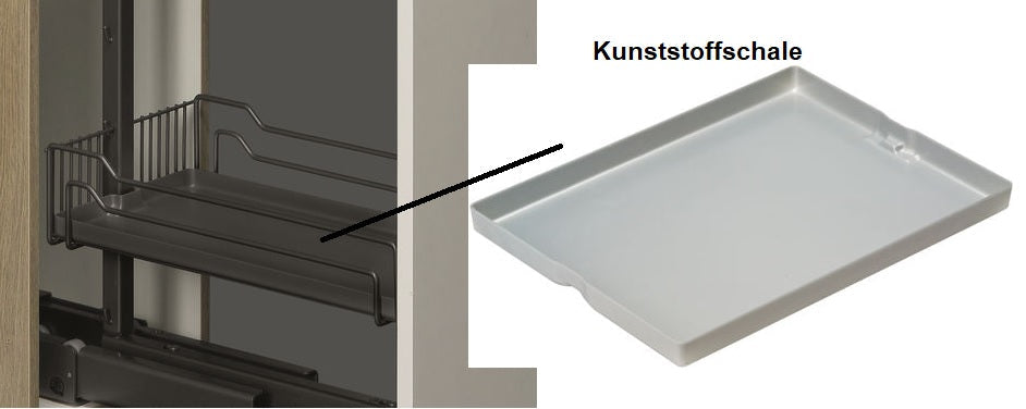 Burger Küchen Kunststoffschale für Apothekerschrank - Lagerabverkauf