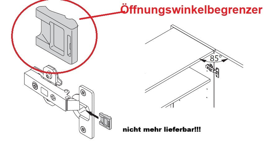 Express Küchen Öffnungswinkelbegrenzer