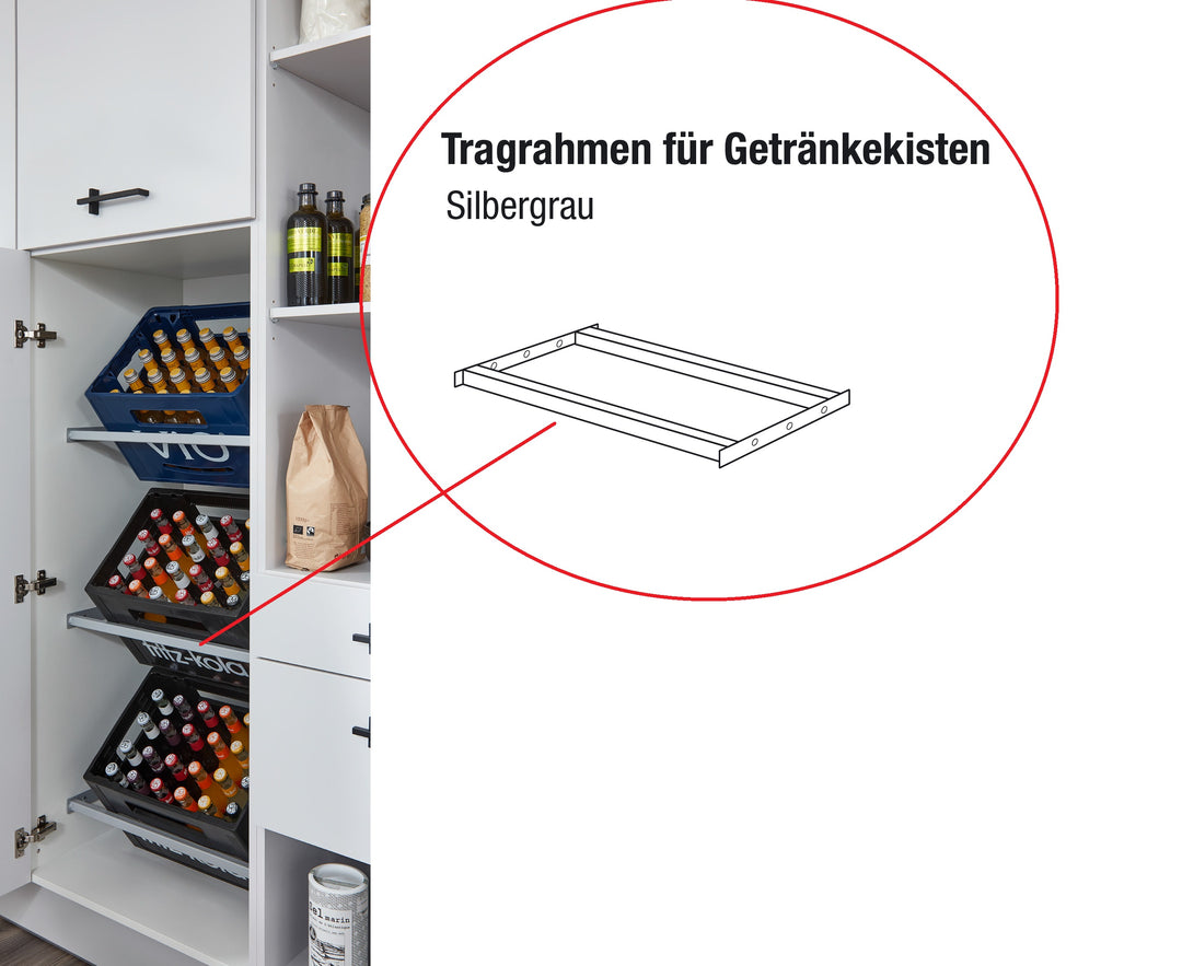 Impuls Küchen Tragrahmen für Getränkekisten – Küchen Geisler