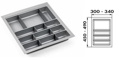 Besteckeinsatz Ordine Kunststoff passend für Nobilia Küchen bis Einbaudatum 07/2012