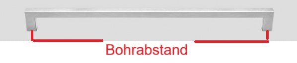 Nobilia Relingstange Nr. 930 Edelstahlfarbig