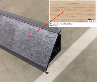 Nobilia Wandabschlussprofil aus Kunststoff