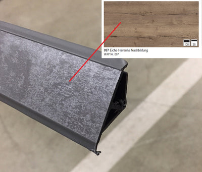 Nobilia Wandabschlussprofil aus Kunststoff