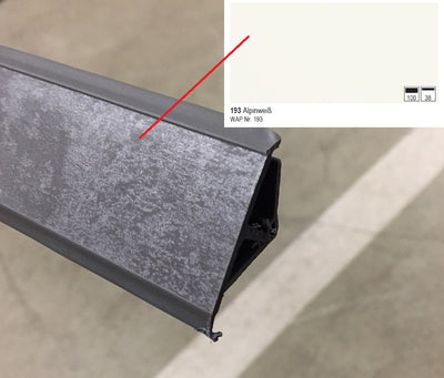 Nobilia Wandabschlussprofil aus Kunststoff