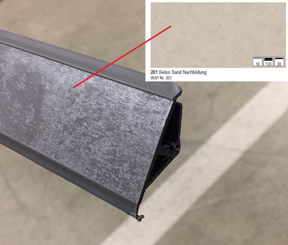 Nobilia Wandabschlussprofil aus Kunststoff