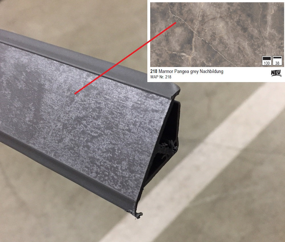 Nobilia Wandabschlussprofil aus Kunststoff