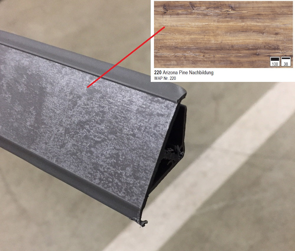 Nobilia Wandabschlussprofil aus Kunststoff