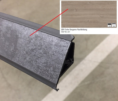 Nobilia Wandabschlussprofil aus Kunststoff