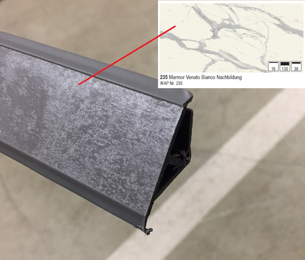 Nobilia Wandabschlussprofil aus Kunststoff