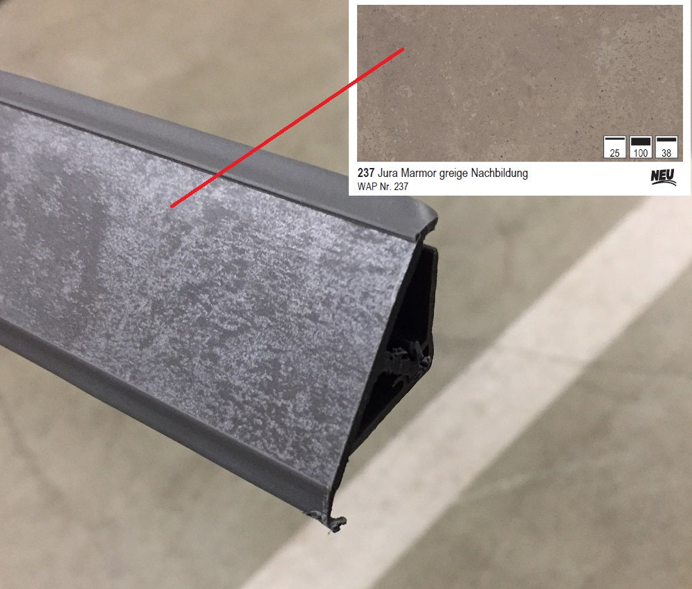 Nobilia Wandabschlussprofil aus Kunststoff