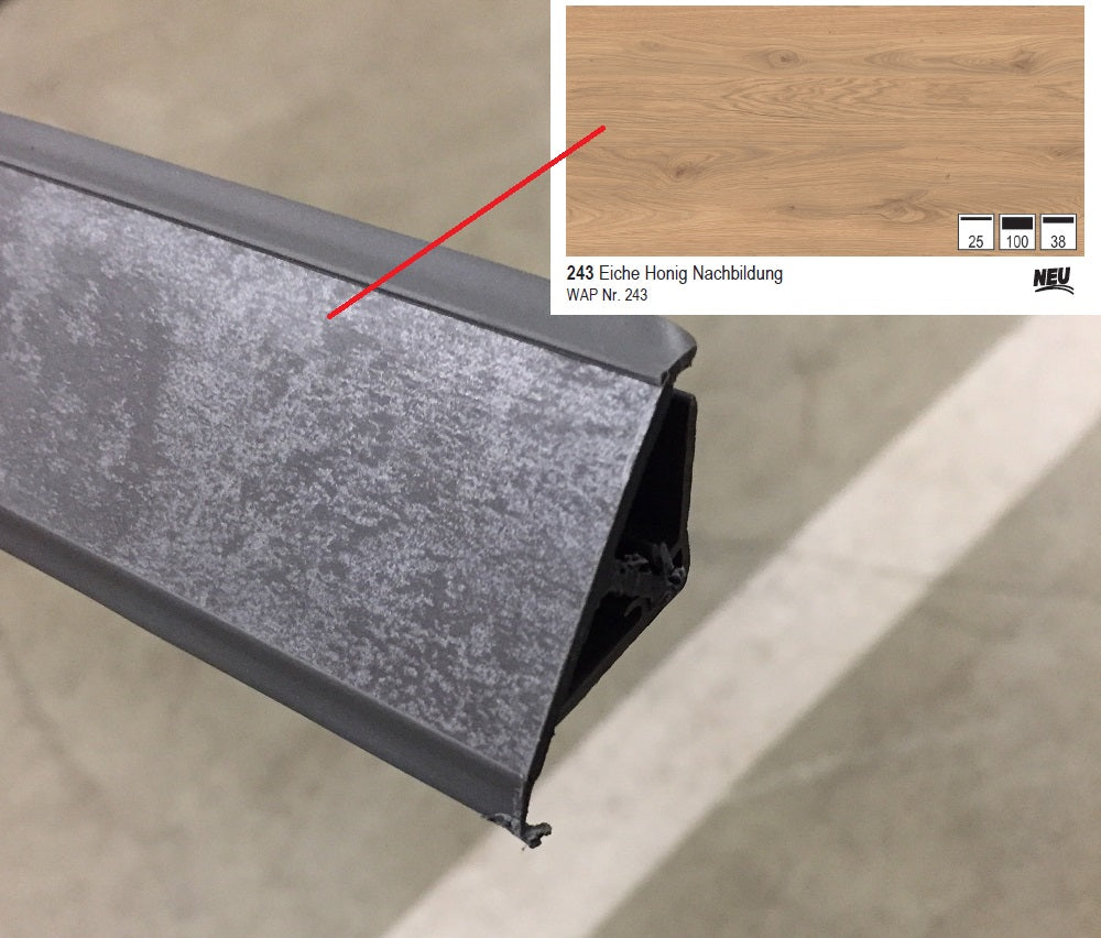 Nobilia Wandabschlussprofil aus Kunststoff