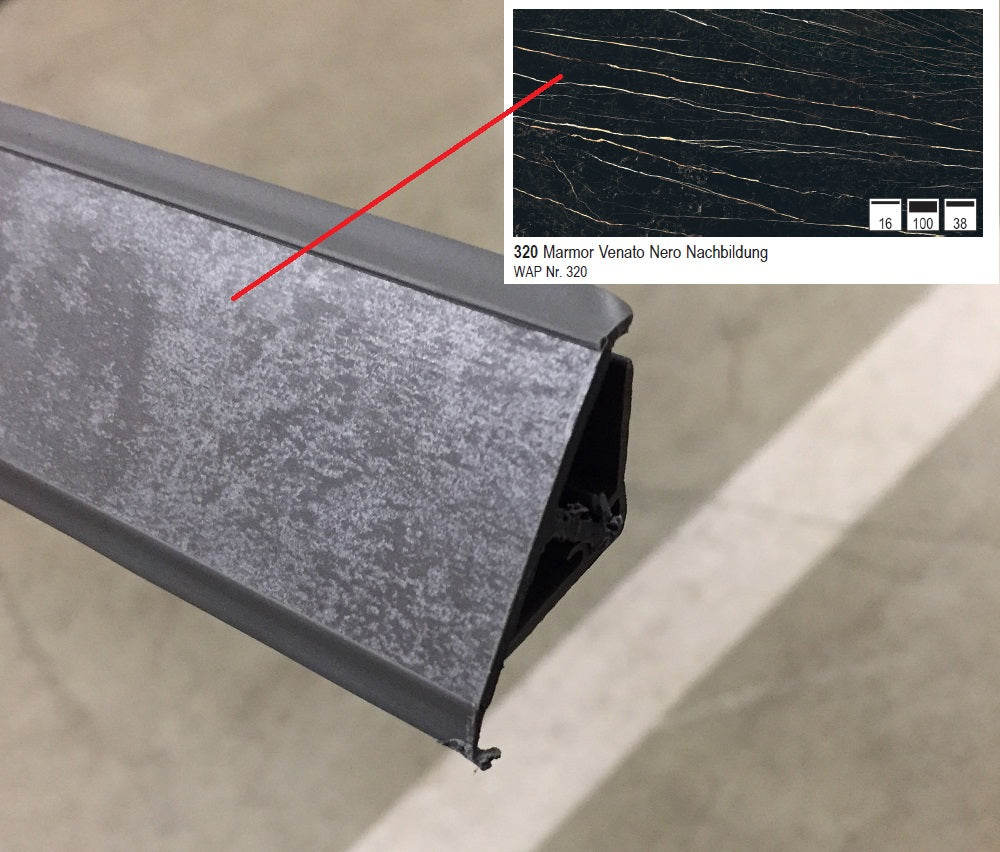 Nobilia Wandabschlussprofil aus Kunststoff