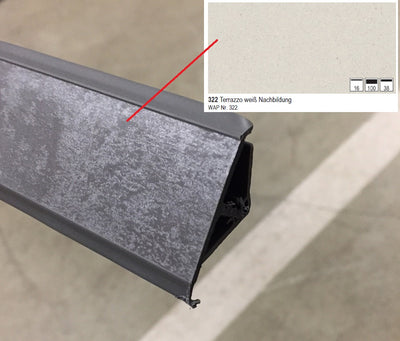 Nobilia Wandabschlussprofil aus Kunststoff