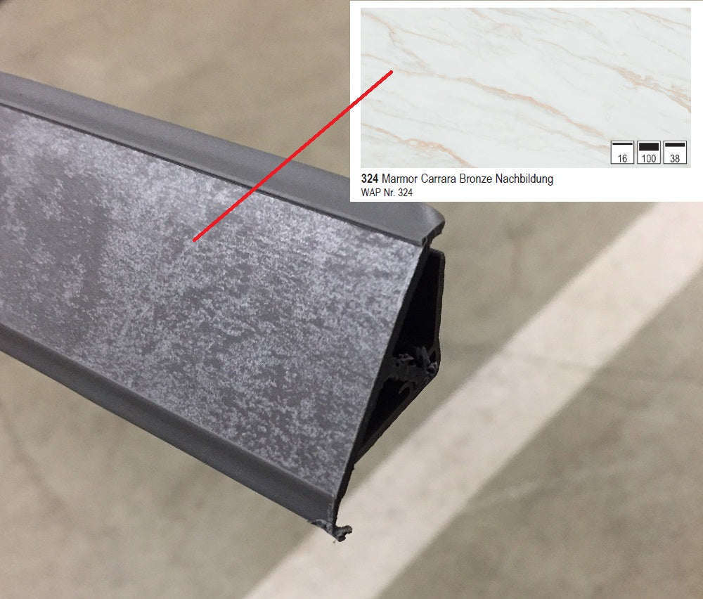 Nobilia Wandabschlussprofil aus Kunststoff