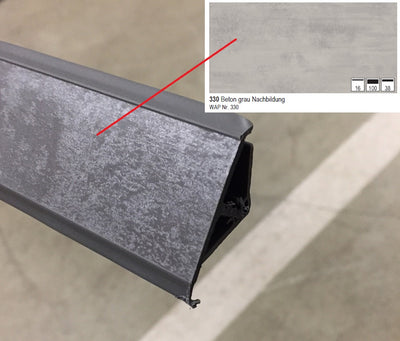 Nobilia Wandabschlussprofil aus Kunststoff