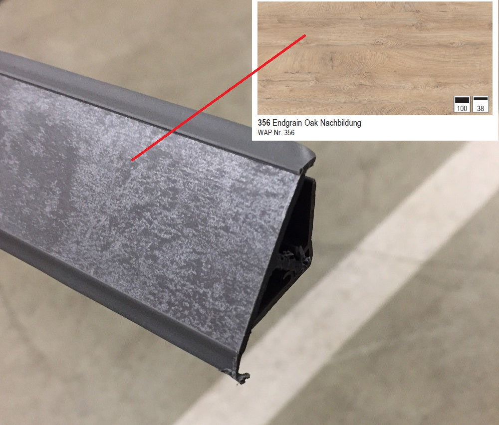 Nobilia Wandabschlussprofil aus Kunststoff