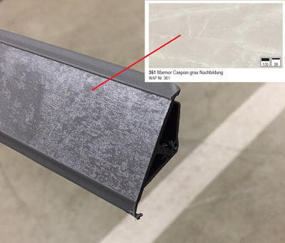 Nobilia Wandabschlussprofil aus Kunststoff