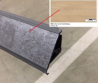 Nobilia Wandabschlussprofil aus Kunststoff