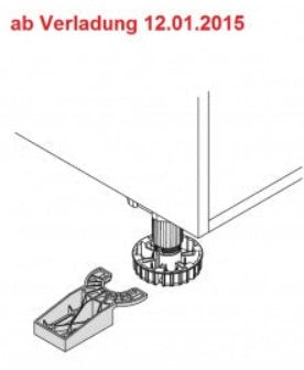 Nolte Befestigungsset für Sockel-Stellfüße
