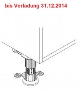 Nolte Befestigungsset für Sockel-Stellfüße