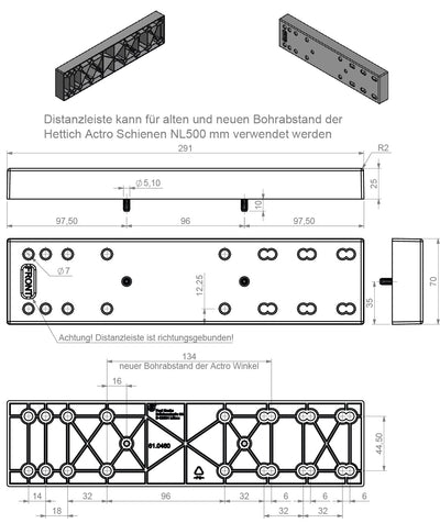 Nolte Distanzleiste