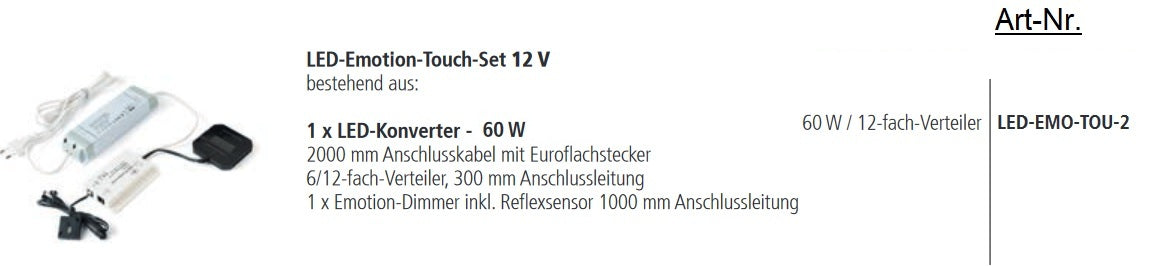 Nolte LED-Emotion-Touch-Set 12 V - Lagerabverkauf
