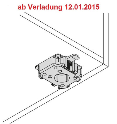 Nolte Sockelfuß-Adapter - zur Aufnahme des Sockelfußes