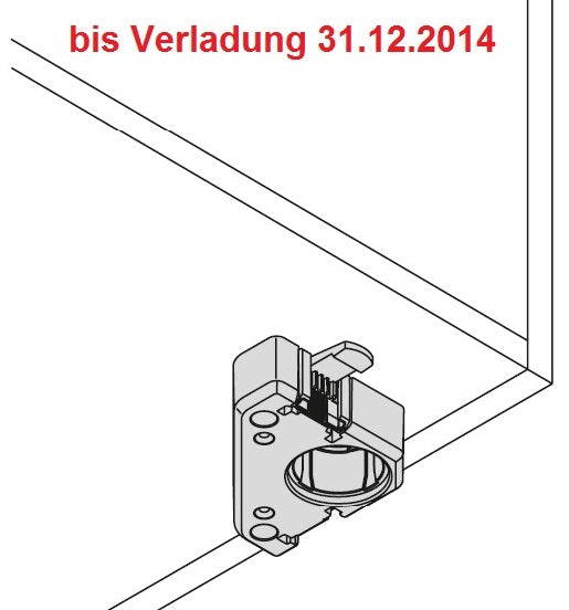 Nolte Sockelfuß-Adapter - zur Aufnahme des Sockelfußes