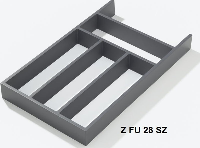 Schüller Schubkasten-Funktionseinsatz Kunsstoff schwarz - Lagerabverkauf