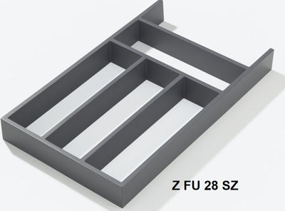 Schüller Schubkasten-Funktionseinsatz Kunsstoff schwarz - Lagerabverkauf
