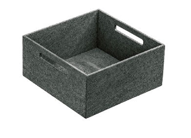 Funktionseinsatz Holzbox, quadratisch