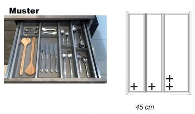 Ballerina Besteckeinteilung Cuisio für Schubkästen - Lagerabverkauf
