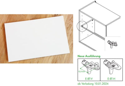 Nolte Einlegeböden für Unterschrank/Seitenschrank-Regal - Holzdekore