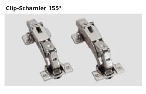 Schüller Clip-Scharnier 155°