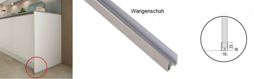Nobilia Wangenschuh für 16 mm starke Wangen