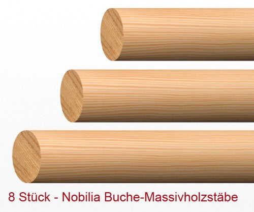 Nobilia Buche-Massivholzstäbe